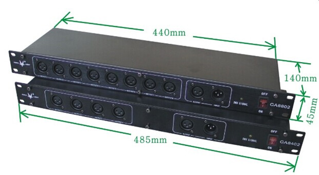 CA8802 DMX 信號分配器4路/8路