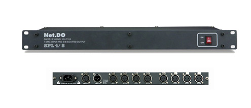 SPL-8 八迴路光電隔離DMX訊號分配器